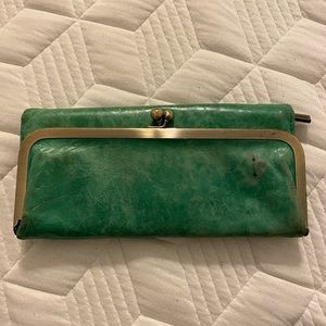 HOBO Lauren clutch-wallet, bottle green